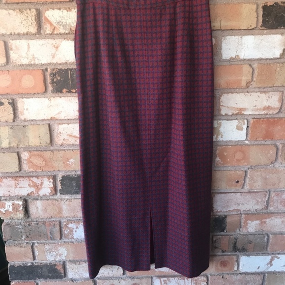 Y2K Vintage Pendleton Wool Maxi Skirt with pockets - Picture 4 of 8